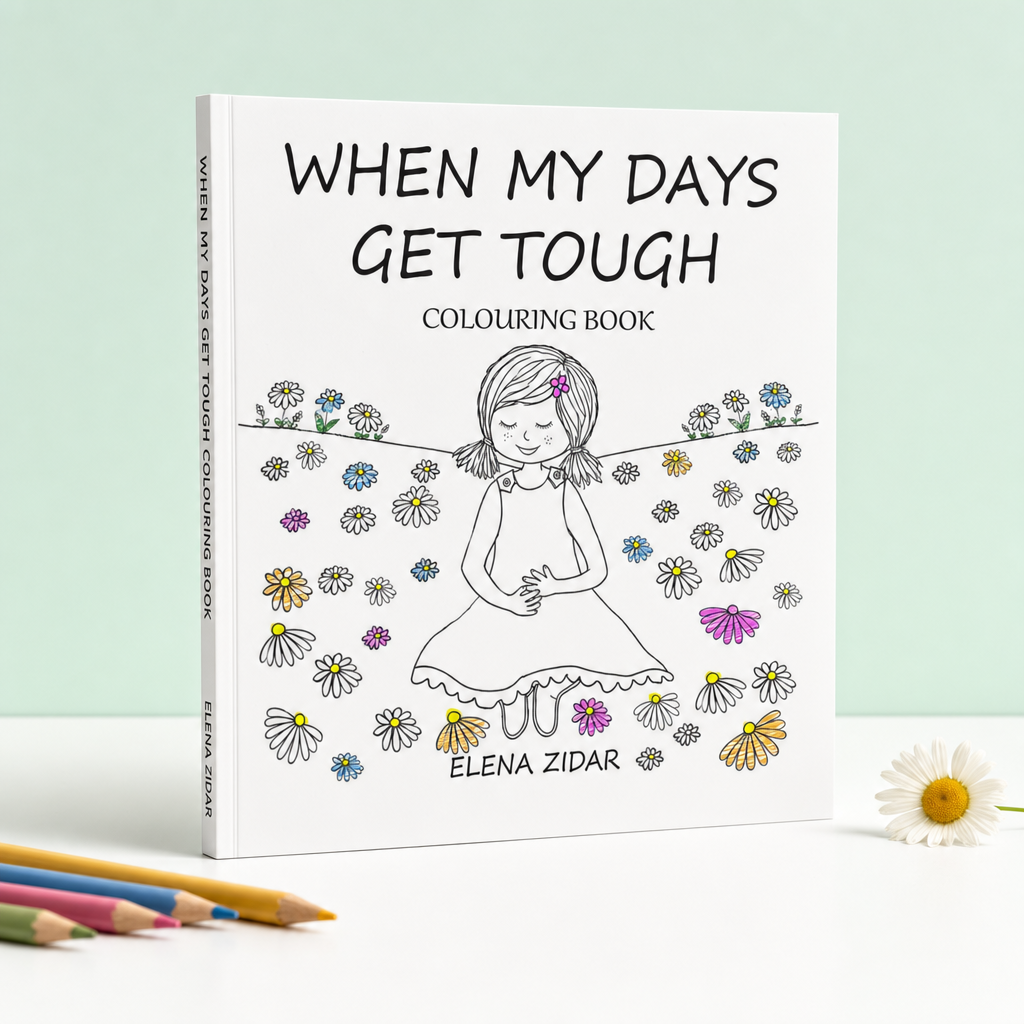 When My Days Get Tough Colouring Book — product photo