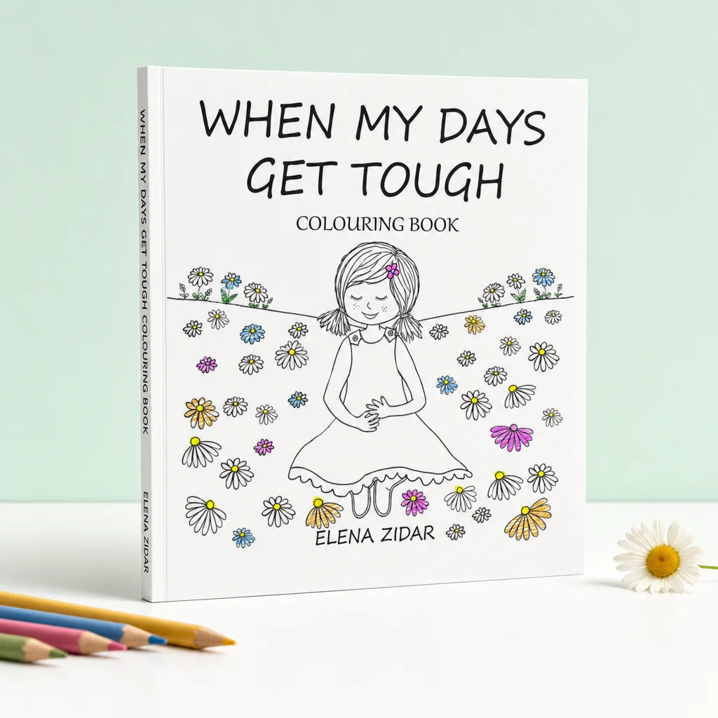 When My Days Get Tough Colouring Book — product photo